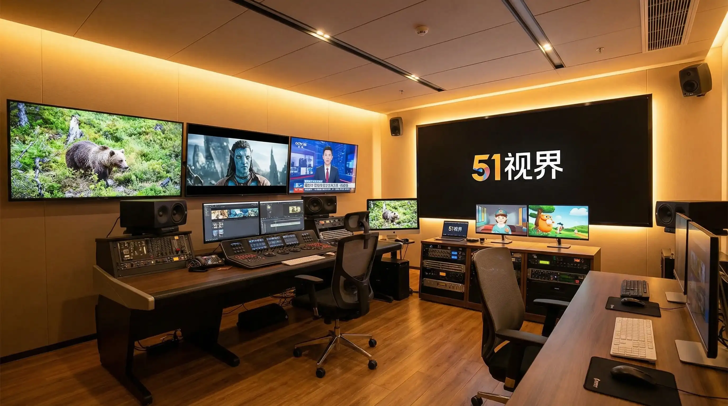 专业视频制作工作室内景 - 51官网 视频创作